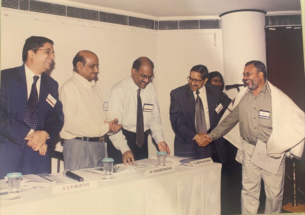 Read more about the article Honoured & Awarded by Mr. M Parameswaran